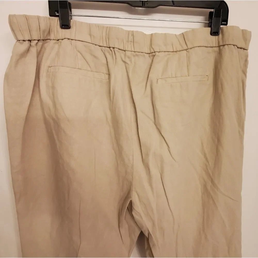 Banana Republic linen blend comfy pants size XL NEW‎